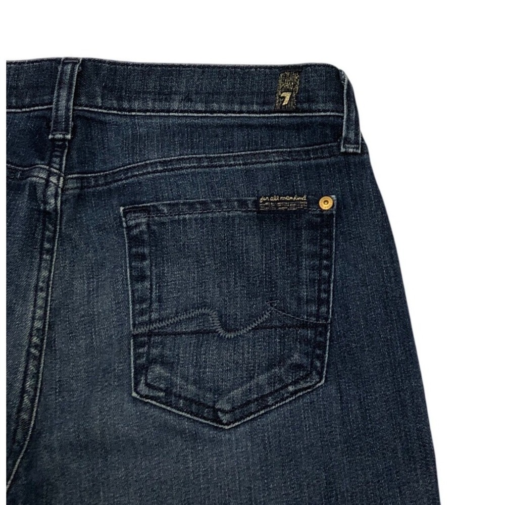 7 For All Mankind Josefina Skinny Boyfriend Jeans Womens 26 Button Fly Inseam 26 - Picture 11 of 11